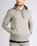 Micro Terry Hoodie - Rhone - Light Gray Marle