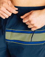 Fletcher Swim Trunk - Rhone - Navy Print