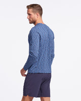 Space Dye Henley LS - Sale