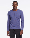 Space Dye Henley LS - Sale