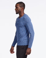 Space Dye Henley LS - Sale