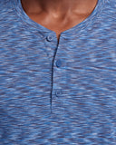 Space Dye Henley LS - Sale