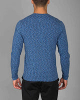 Space Dye Henley LS - Rhone