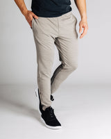 Micro Terry Trackpant - Rhone - Light Gray Marle