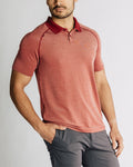 Delta™ Pique Polo - Rhone - Red Dahlia