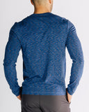 Space Dye Henley LS - Sale