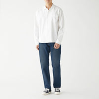 Men Organic Cotton 4-way Stetch Denim Straight Pants