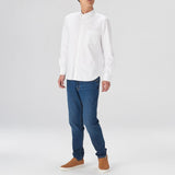 Men Organic Cotton Washed Oxford Button Down Shirt