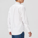 Men Organic Cotton Washed Oxford Button Down Shirt