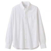 Men Organic Cotton Washed Oxford Button Down Shirt